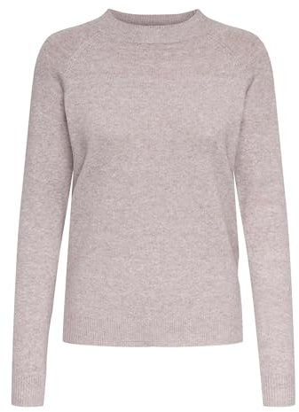 ONLY Damen Pullover Strickpullover ONLRICA Life 15204279,Woodrose/Detail:w. Melange,S