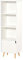 HOMCOM Estantería para Libros con 3 Estantes Abiertos y Cajón Librería Moderno para Almacenamiento Juguetes CDs Plantas 40x30x129,5 cm Blanco