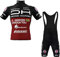 SGCIKER 2022 Herren Pro Team ANDRONI Radtrikot Set, Kurzarm Fahrrad bekleidung Lätzchen Kurzsets Gel Pad（S
