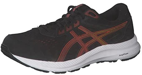 ASICS Gel-Contend 8, Scarpe da Ginnastica Uomo, Nero Black Cherry Tomato, 44.5 EU