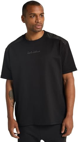 Carlo Colucci Oversize T-Shirt Schwarz L