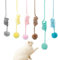 Katzenspielzeug 1 PCS Hängende Ball Pink Türrahmen Elastische Interaktives Dancer Papier Ball Katzenspielzeug für Katzenauslauf und gegen Langeweile Selbstbeschäftigung