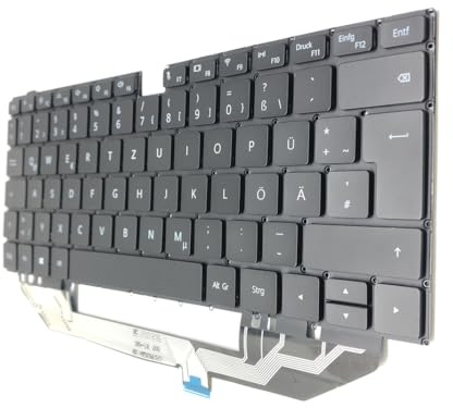 T-ProTek DEUTSCHE - Schwarz Tastatur Keyboard kompatibel für Huawei MateBook X Pro MACH-W19B