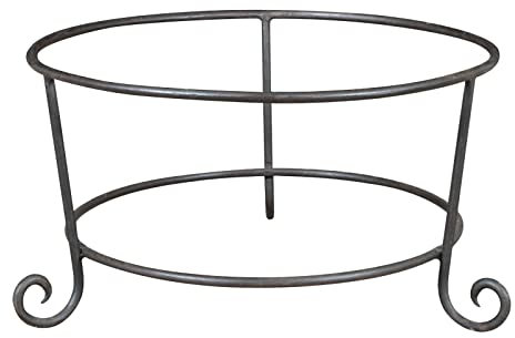 Biscottini Soporte para Maceta de Piedra | Soporte para macetas de Exterior 56 x 30 x 56 cm | Decoración para macetas de balcón | Porta macetas de Interior para Flores y Plantas