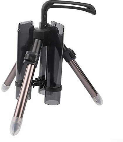 SPORTARC Supporto portatile per canna da pesca treppiede canna da pesca scatola stand barile supporto (grigio)
