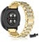 AireWiki Armband Kompatibel mit Polar Ignite 3/ Ignite 2/ Ignite/Polar Unite/Polar Pacer Armband Edelstahl Für Herren Damen Elegant Metall Uhrenarmband (Gold)