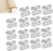 15 Pack Convenient Chain Connectors,Roller Blind Cord Connector Clips, Roller Blind Chain Connectors, Ball Chain Connector fits 4.5mm Roller, Roman and Vertical blinds, RollerBlind Fittings(Wihte)