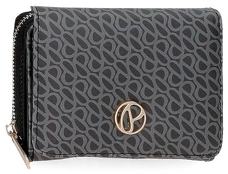 Pepe Jeans Megan Geldbörse Schwarz 10 x 8 x 3 cm Kunstleder, Schwarz, Talla única, Brieftasche mit Geldbörse