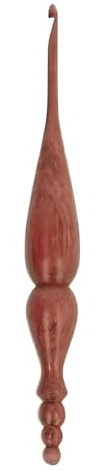 Furls FFCROPURP1000 Häkelnadeln, Wood, Purpleheart, 10mm
