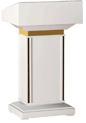 BKEKM Podiumsständer Luxuriöse Rednerpulte aus Holz mit geräumiger Schublade und offener Aufbewahrung, Podien, Kanzeln für Kirchen, tragbarer Podiumsständer