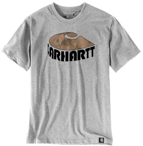 Carhartt Mens Short Sleeve Camo C Graphic T Shirt