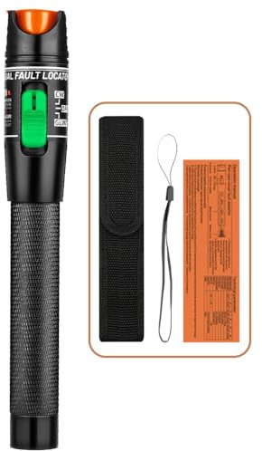 LIAYTRSS Localizador Visual de Fallos 30mW 30KM, FTTH Probador de Fibra Óptica, Pluma de Fibra Óptica Interfaz Estándar de 2,5 mm para SC/FC/ST Interfaz de Fibra Óptica (1PCS)