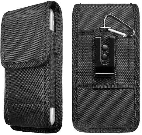 Étui de Ceinture Pochette Téléphone Holster, Étuis de Ceinture Housse pour Téléphones Portables, Grande Pochette Smartphone Clip Ceinture Étui Sacoche Universel Multi-usages Utilitaire Sacoche Homme