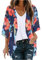 Waterfall Cardigans for Women - Black Kimono Womens Summer Jacket, Hawaiian Floral Printed Lightweight Casual Chiffon Summer Kimono, Short Sleeve, Open Front