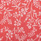 SCHÖNER LEBEN. Musselin Stoff Double Gauze Blumen Ranken hell rot weiß 1,30m Breite