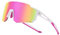 DUCO Polarisierte c Jugend sport Radfahren Schatten Leichter Rahmen UV400 Kind Jungen Mädchen Baseball Sonnenbrille DK310 (Weiß Rahmen Lila Temple Revo Lila Linse)