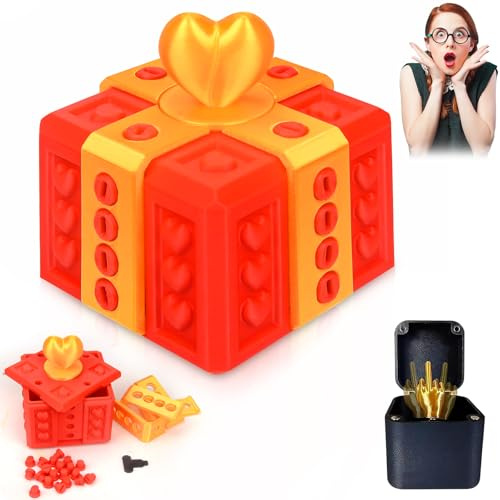 Yizemay Nervige Geschenk Box, Frauen, 3D Geschenkbox Rätselbox Das Nervige, Bürospielzeug für den Schreibtisch Fidget-Spielzeug..