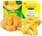 Mango Banana Soft Candy (75g/bag) Mango Peelable Candy, Fruit Juice Fudge,Peeling Gummy Candy,Healthy Desserts,Wedding Candies,Sweets,Chinese Snacks (Mix and match,2 bags)