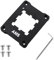 AM5 CPU Holder Anti-Bending Contact Frame with 4Pcs Screws,1x Screwdriver, 1x Heat Dissipation Corrective Anti-Bending Fixing Frame 75x56mm (BLACK)