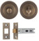 Carlisle Brass UDP/BATH30/AB Ultimate Door Privacy Pack in Antique Brass Turn and Release