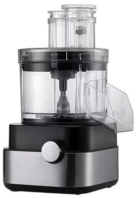 Robot da cucina elettrico 5 in 1 per tritare, affettare, triturare, macinare e tagliare, ideale per cucine domestiche, ristoranti e mense