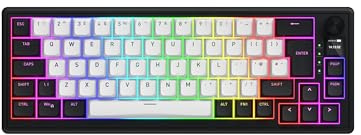 Skyfall 65 MAG ULTIMA 8K Magnetische Gaming-Tastatur mit Rapid-Trigger, Magnetic Switches, Snap Tap, Hall-Effekt, 8000Hz, PC und Mac, Schwarz, Wireless/Kabel, EU Layout (QWERTZ, QWERTY, AZERTY etc.)