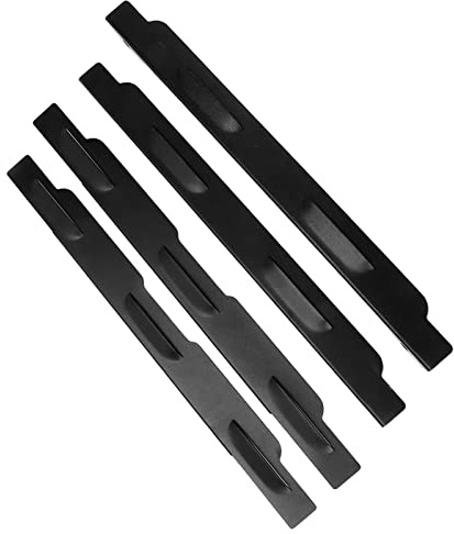 Tomantery Pare-Vent pour Barbecue, Grille Efficace en Acier Inoxydable, Protection Contre Le Vent pour Camping, Cuisine BBQ, 4 Pièces, Pique-Nique de Camping