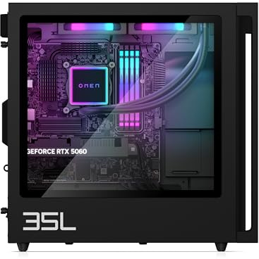 HP OMEN 35L Gaming Desktop ? AMD Ryzen 7, 32GB DDR5, 2TB SSD, RTX 5000, Win 11 (C65Y6EA#ABD)