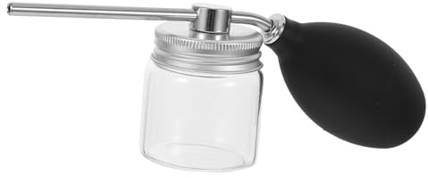Hair Fibre Spray Applicator Bottle Silicone and Glass for Hair | Front Hairline Use, with Hairline Comb, Precise Fibre Dispersion and Root Coverage