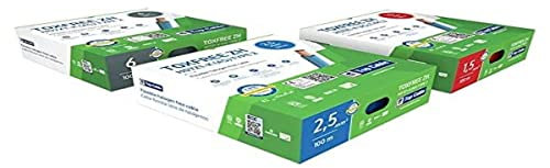 FAMATEL – Hilo Libre de Halógenos Diámetro: 2,5 mm, Longitud: 100m, Marrón