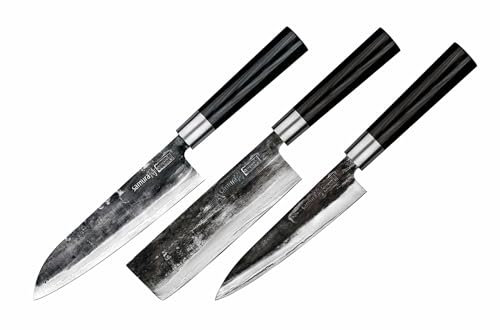 Samura Super 5 Professional Japanisches Küchenset mit drei Messern