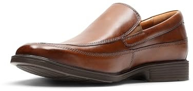 Clarks Tilden Free, Mocassini Uomo, Marrone Dark Tan Leather, 47 EU