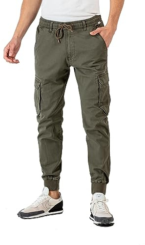 Reell Reflex Rib Cargo – Jogger Cargohose für Herren mit elastischem Bund – Regular Tapered Fit