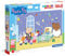 Clementoni 23735 Maxi Peppa Pig – Puzzle 104 Teile ab 4 Jahren, farbenfrohes Kinderpuzzle mit extra großen Puzzleteilen, Geschicklichkeitsspiel für Kinder