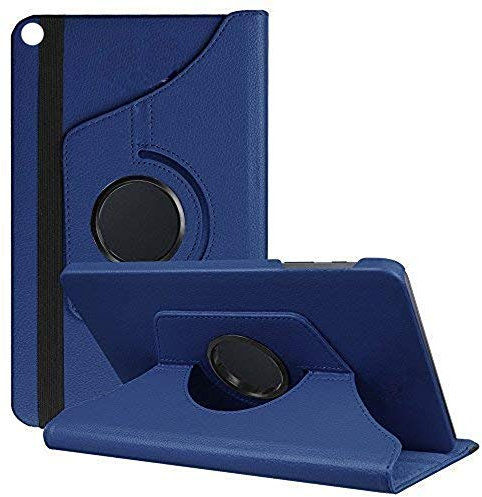 RLTech Coque Samsung Galaxy Tab S5e 10.5, 360 Rotation Rabat Smart Housse Rotatif Etui Case Cover de Protection pour Samsung Galaxy Tab S5e 10.5 T720/T725 2019, Bleu