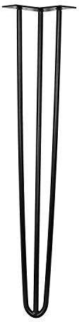 4er Set Hairpin Legs Haarnadelbeine Tisch Kufe Möbel Füße verschiedene Größen (60cm)