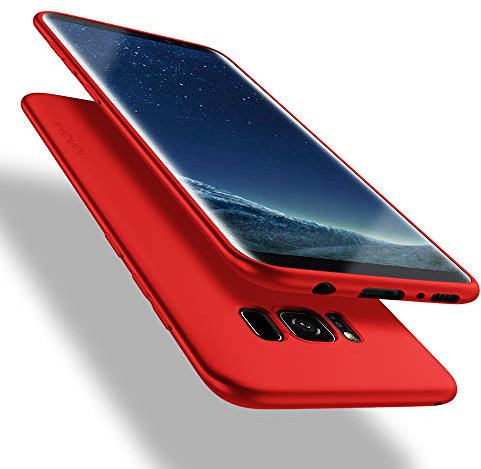X-level für Samsung Galaxy S8 Hülle, [Guardian Serie] Soft Flex TPU Case Ultradünn Handyhülle Silikon Bumper Cover Schutz Tasche Schale Schutzhülle für Samsung Galaxy S8 - Rot