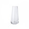 PEPAXON Vasen Glas Vasen Deko Glasvase Schwere Glasblumenvase Home Hochzeitsdekoration 10x22cm (Transparent)