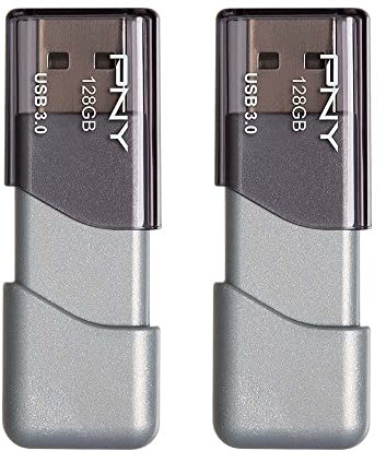 PNY Turbo Attaché 3 USB-3.0-Flash-Laufwerk, 128 GB, 2 Stück