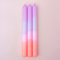 MADAM ERLE | 3er-Set Dipdye Stabkerzen | JONNA | handgemachte Kerzen extra lang| neon-pastell farbig | bunt | Stearin | Dekokerzen | Wohnzimmerdeko | tolle Geschenkidee für Frauen Freundin| (Paraffin)