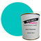 BOX DECO COULEURS Peinture meuble métal à base de laque acrylique aspect satin Aqua Métal - 750 ml / 7.5m², Bleu Turquoise