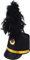 YiZYiF Drum Major Hat with Feather, Majorette Hat for Cosplay & Party - Black, One Size