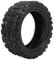 Keenso Elektroroller-Reifen, Elektroroller 100/65-6,5 Reifen, Rutschfester Offroad-Gummi-Vakuumreifen für Snowfield, Elektroroller
