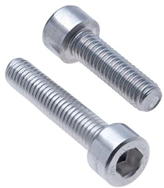 Viti a Testa Cilindrica Esagonale M5x10 50 pezzi A2 in Acciaio Inox con Esagono Incassato e Chiave a Brugola Vite Esagonale Filettatura di Fissaggio per Impieghi Gravosi Standard DIN912 (5mm x 10mm)