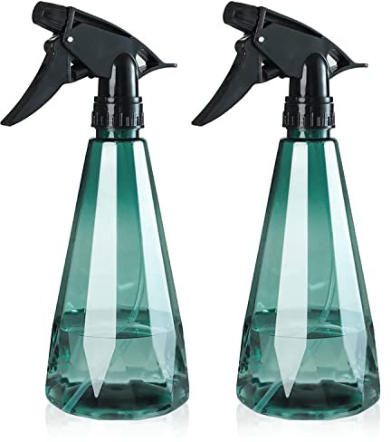 2 Stücke 500ml Sprühflasche,Sprüher,Wassersprühflasche Pflanzen,Kunststoff Zerstäuber Sprühflaschen,Gartenspritze,Handsprüher,Kunststoff Zerstäuber Sprühflaschen,Spritzer Gießkanne für Ätherische Öle