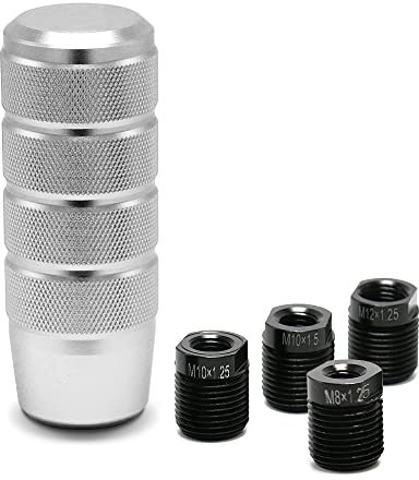 Amazing AUTO (Silber) Stick Automatik Gewicht Manuelle Schaltknauf für Passform kompatibel mit Mazda Tacoma STi Nismo 2004 Honda Accord Subaru Focus ST Miata Toyota