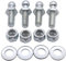 SHLPDFM 4x Kugelzapfen für Gasdruckfeder Heckklappe Stoßdämpfer 10mm Kugelkopf M8 Gewinde(Gewindelänge 19mm)