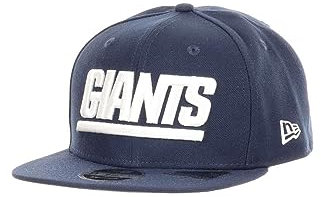 New Era New York Giants NFL Ocean Blue 9Fifty Original Fit Snapback Cap - One-Size