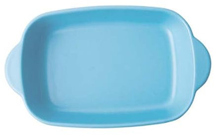 MAGICLULU 1pieza Ceramic Baking Pan Resistente Altas Temperaturas Para Hornear Horno y Microondas Para Pizza Lasagna y Vegetales Color Azul