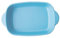MAGICLULU 1pieza Ceramic Baking Pan Resistente Altas Temperaturas Para Hornear Horno y Microondas Para Pizza Lasagna y Vegetales Color Azul